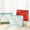 2025 Настольный календарь, ежемесячный планировщик, спиральный переплетный календарь, перекидной календарь, блокноты для записей для домашнего офиса, класса