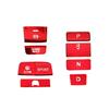 For Honda Accord 2018- Red Interior-Gear Shift Box Panel Button Cover Trim