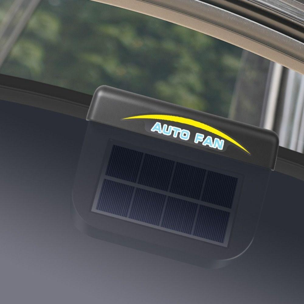 Odor Removal Solar Powered Fan Energy Saving Cooling Radiator Fan Cooling Window Fan  Car Use