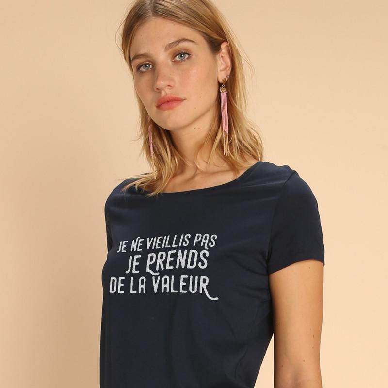 Женская футболка - Я ПРИБЫВАЮ ЦЕННОСТЬ