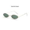 Retro Small Oval Sunglasses Vintage Shades Sunglasses Women  for Men Women Eyeglasses 90s Street Style Sun Glasses