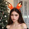 Foxes Costume Headpiece Reusable Fabric Ears Hairband Cartoon Hairpiece For Theater Performances Theme Party Decoration