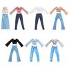 Handmade Jeans Pants Casual Wear Girl Doll Wearing New DIY Girl Gift Toys  1/6 Doll&29~32 cm Doll