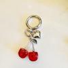Подвеска в виде сумки Cherry Bag Charm Смола Вишня Брелок Модный сплав Ювелирные изделия Ключ Аксессуар Подарок для Модных Женщин Девочек