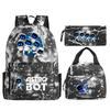 Новый мерч по игре Astro bot, печать, школьный рюкзак для начальной и средней школы, внешняя торговля, досуг, детский пенал, сумка для ланча