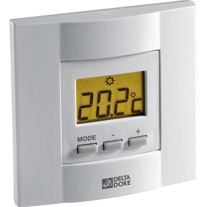 Delta Dore TYBOX 21 wired ambiance thermostat 5-30°C White