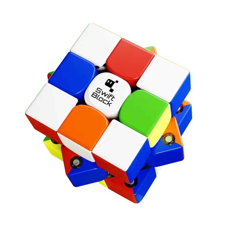 GAN Куб Swift Block 355s 3x3 Магнитный 3x3x3 Скоростной куб Магнитный Профессиональный Кубо GAN 355S 3x3 Обучающая игрушка
