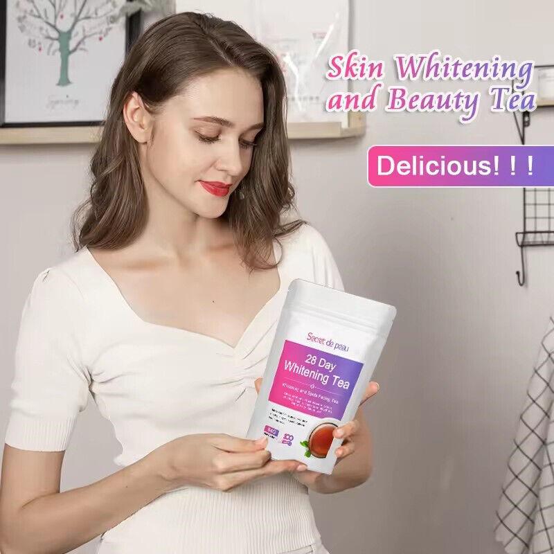 Антивозрастной чай Натуральный травяной отбеливающий кожу Красота Детокс Витаминный осветляющий чай