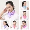 New Spring And Summer Multi-Functional Versatile Magnetic Snap Silk Scarf Lazy Scarf Chiffon