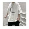 New Short-Sleeved T-shirt Men's Summer Korean Style Trendy Simple Half Sleeve Top Hong Kong Style Loose Casual Fashion Brand T-shirt