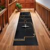Long Carpet Runner for Corridor Airport Runway 3D Aircraft Pattern Door Mat Vinyl Mat Home Decoration Long Strip Carpet Mat Rug