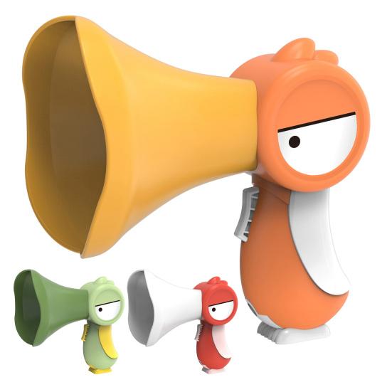 Kids Bird Voice Changer Toy Toddlers Boys Girls Interactive Cartoon Bird Voice Changing Megaphone Amplifier Recorder Trumpet with Different