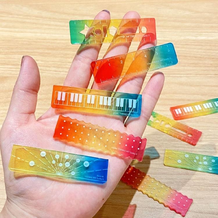 Многоцелевая линейка для рисования Легкий пластиковый карманный инструмент Студенческий незаменимый аксессуар для геометрии и поделок