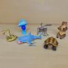 GACHA Экологическая Атла ФИГУРКА Энциклопедия Опасных Организмов Акула Крокодил Черепаха Бурый Медведь Гремучая Змея ФИГУРКА Игрушка