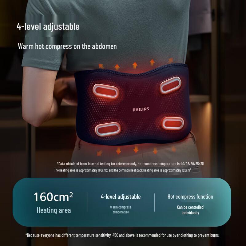 Philips Smart Waist Massager with Heat, Cold & Vibration