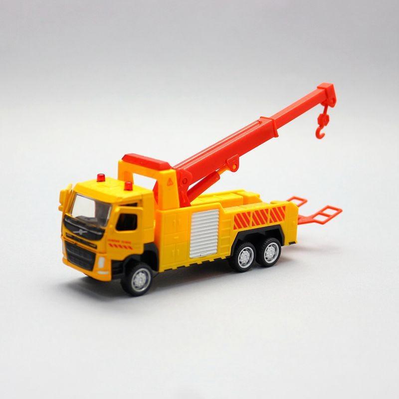 Car Model Alloy Rescue Crane Vehicle With Door Opening Design For Childrens Gift