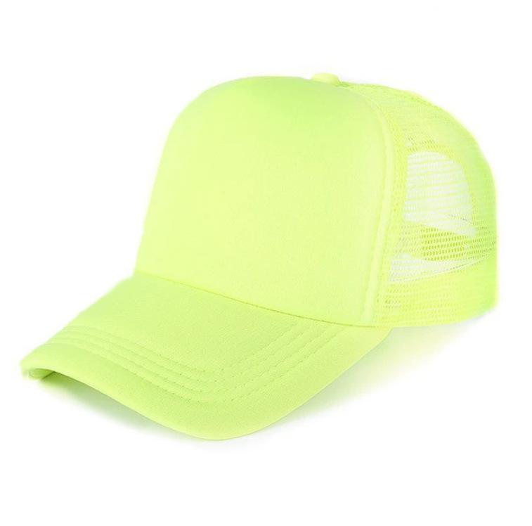 2026 Sublimation Blanks 6-Panel Colorful Baseball Mesh Cap - 100% Polyester Plain Unisex Adult Sports Hats
