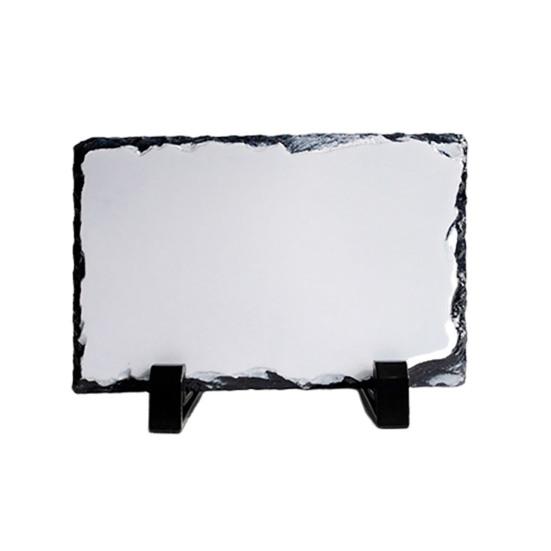 Сублимационный сланец Теплопередача Камень Фоторамка с Подставкой Термо