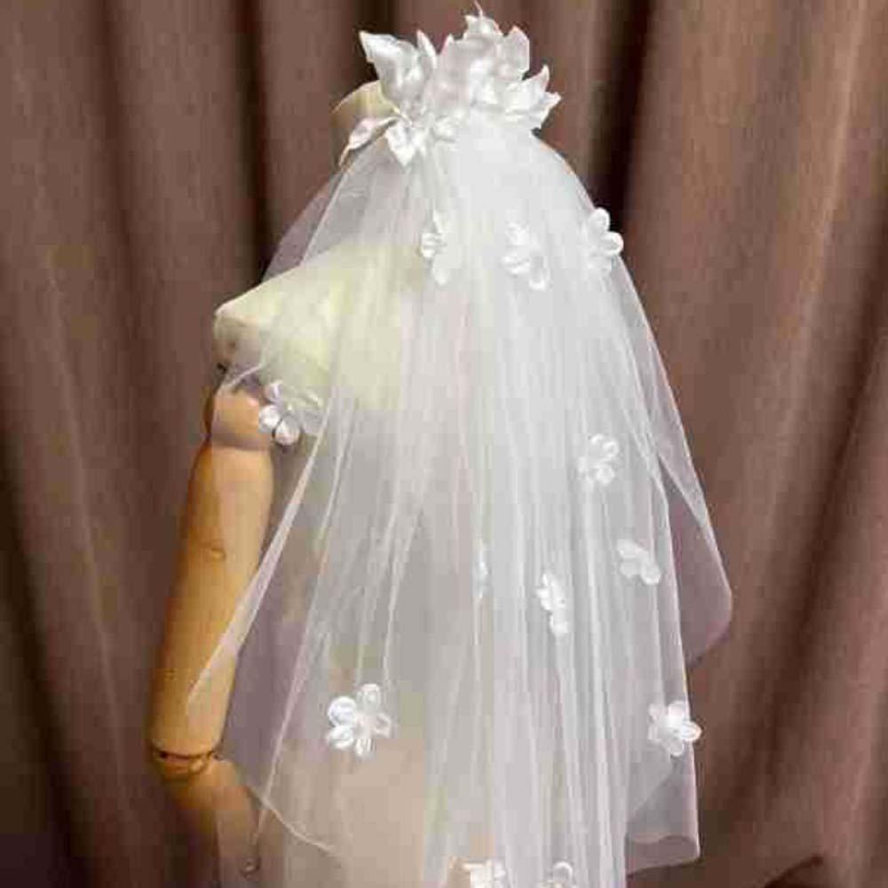 Длинная свадебная фата Романтичный цветочный кружевной головной убор Красивый свадебный головной убор Фото