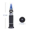 0-32% Hydrometer Brix Refractometer Sugar Meter Brix ATC Calibration Time Domain Refractometer Sugar Tester Handheld Portable