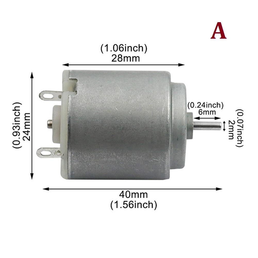 Motor DC 3-12V Electric Electric Toothbrush Motor Fan DIY