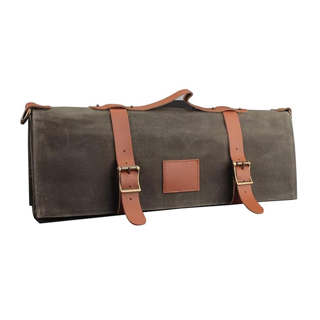 Многофункциональная сумка-ролл для шеф-повара, портативный органайзер с ручкой и плечевым ремнем для кухонных инструментов и аксессуаров