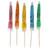 50Pcs Drink Fruit Cake Sticks Mini Umbrella Paper Cocktail Parasols Wedding Decoration Baby Birthday Party Supplies