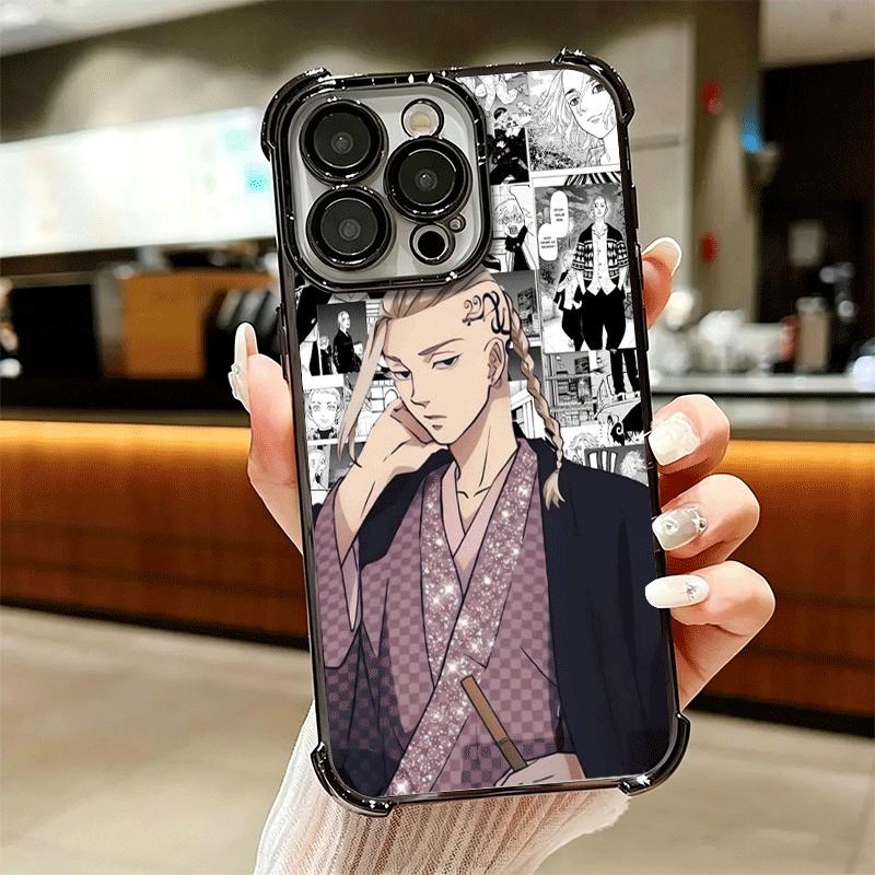 Мягкий чехол для телефона с аниме Tokyo Revengers для iPhone 15 16 17 Air 14 Pro Max 16E Plus 13 12 Mini, с покрытием, противоударный Fundas