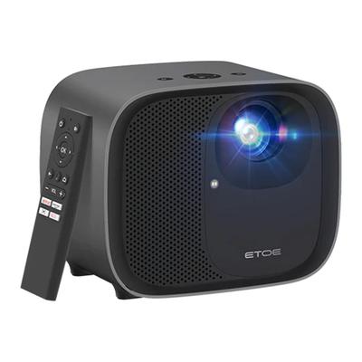 Восстановленный проектор ETOE E3 Pro, 500 ANSI, Нативное 1080P, Декодирование 4K, Android TV, Автофокус и коррекция трапецеидальных искажений - Вилка ЕС
