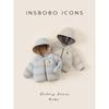 Insbobo Baby Down Jacket 2025 Winter New Thickened Coat for Boys, Warm Autumn and Winter Top for Babies, Trendy