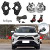 Fog Lights LED Fog Light for Toyota RAV4 RAV 4 XA50 2019 2020 2025 Headlight Halogen Fog Light Fog Lamp Cover Grille Bezel Frame