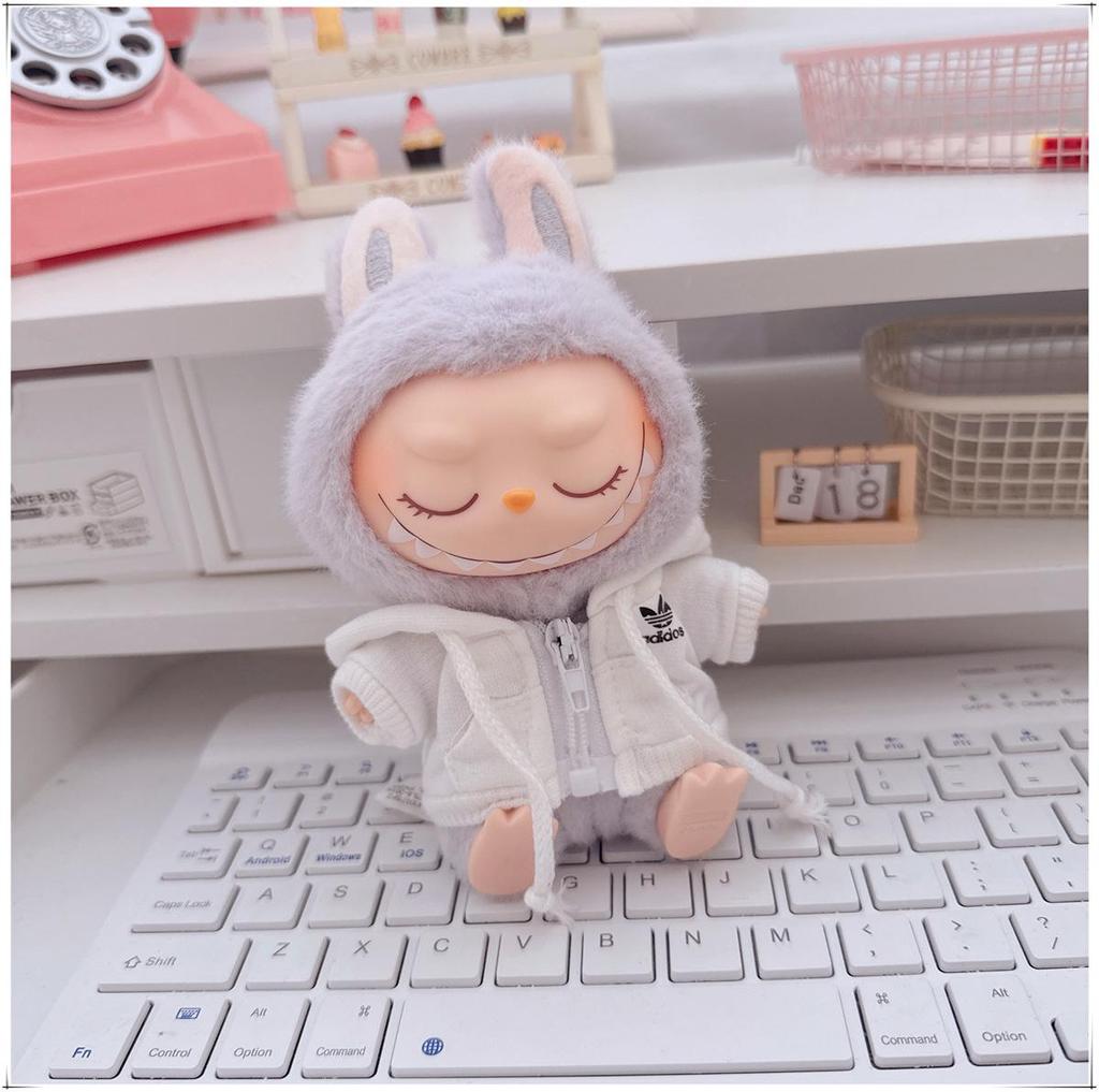 17см Виниловый брелок-кукла Лабубу: Коллекция одежды-сюрпризов первого и второго поколения