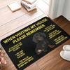 Puppy Pattern Rug Belgian Shepherd Dog Front Floor Door Entrance Mats Outdoor Kitchen Bathroom Doormat Bedroom Carpet Rug