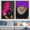 Graffiti Style Altered Art Print Wall Art Renaissance Portrait Poster Vintage Portrait Funny Canvas Painting Gallery Home Decor