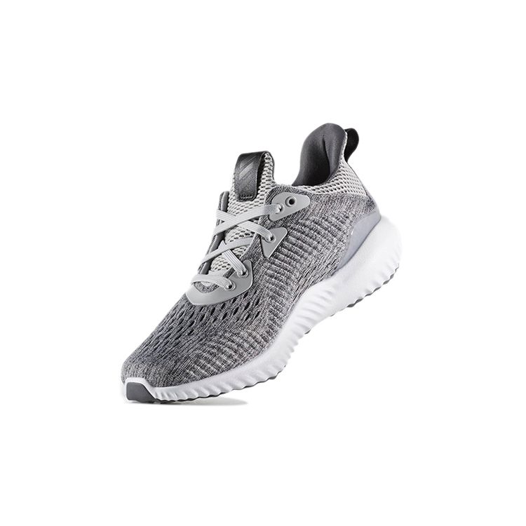 adidas Alphabounce EM J Серо-белые детские кроссовки Серо-пять Серо-два BY3423