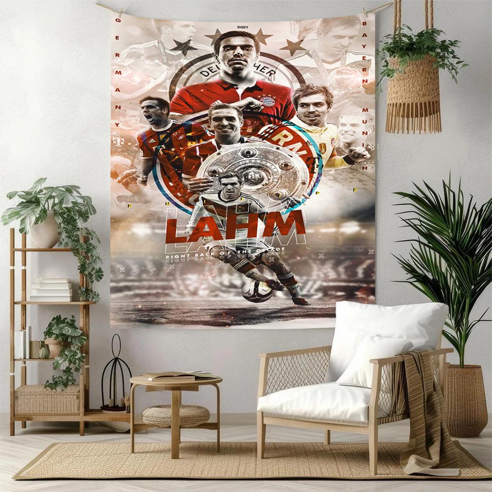Bayern Munich Wall Decor Tapestry Art For Pet Memorial Birthdaywedding Party Backdrop Family Gift