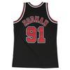 Maillot NBA - Mitchell & Ness - Chicago Bulls 1997-98 - Dennis Rodman - 100% Polyester - Noir
