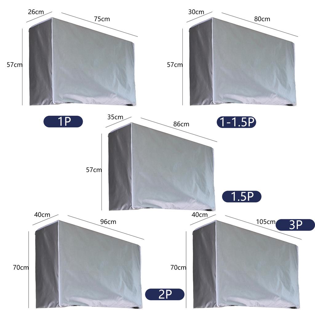 Outdoor Air Conditioner Cover AC Unit Defender Waterproof Air Conditioner  Dust Cover Washing Anti-Dust Anti-Snow Cleaning Bag