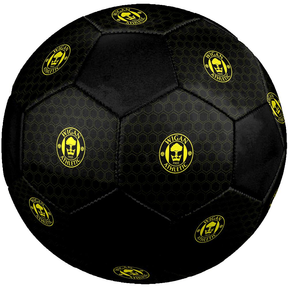 SIZE 5 Wigan Athletic FC Soccer Ball Colorful All Ages Machine Stitched PVC Competition Ready Durable High-Bounce
