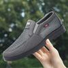 Shoes Men's Breathable Mesh Shoes One Pedal Elderly Shoes Lightweight Soft Soles Middle-aged and Elderly Father Shoes Shallow Mouth Cloth Shoes