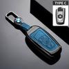 Alloy Leather Car Key Cover Shell Keychain For BMW F20 F30 G20 F31 F34 F10 G30 F11 X3 F25 X4 I3 M3 M4 1 3 5 7 Series Accessories jbvr38