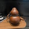 Женская сумка-тыква Модный тренд Нишевый дизайн Простая Особой формы Индивидуальность Простая На плечо Сумка-мессенджер