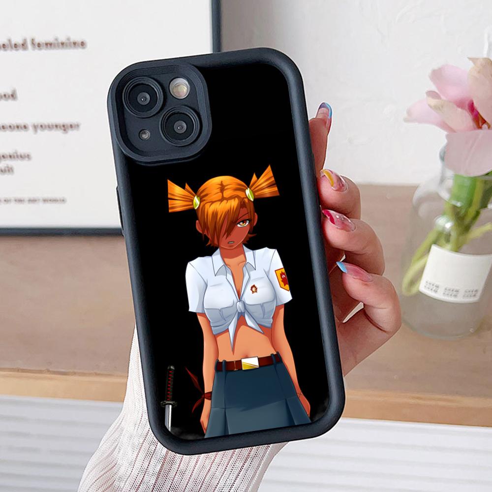 Вечное Лето Алиса Утолщенный ТПУ Чехол для Мобильного Телефона для iPhone 17 16 15 14 13 12 11 Air Pro Max Plus Цветной Чехол