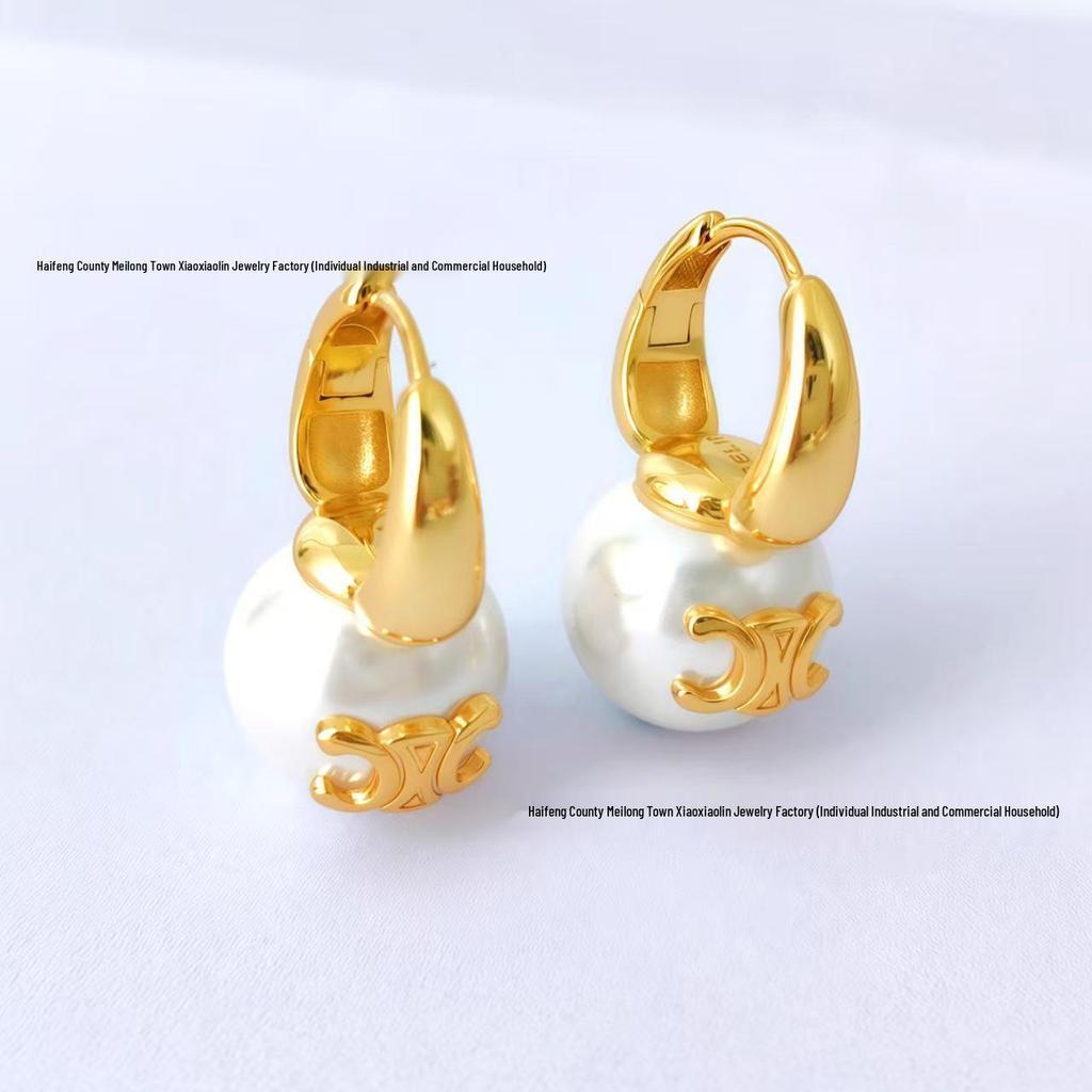 Серьги-пусеты «Триумфальная арка» - Уникальный французский дизайн класса люкс