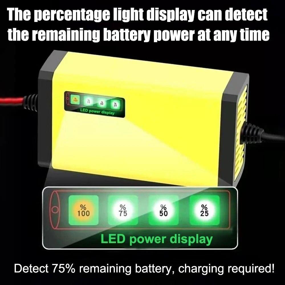 12V 2A Car Battery Charger LED Display Power Adapter Lead Acid Battery Charger  Lead Acid Battery