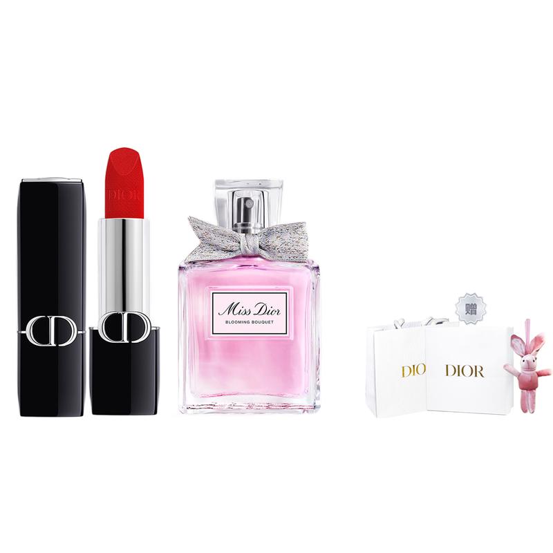 DIOR Perfume Velvet 999#Legend Red+Flower Eau de Toilette 30ml