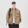 Lapel Jacket Jacket Men'S Season Khaki Sports Casual Top Mountain Functional Wind Tooling Jacket