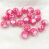 High Quality UV Dazzle Color Accessories Necklace Handmade 12mm Acrylic DIY Jewelry Making 10Pcs Peach Heart Fashion Round Creative Bracelets Beads