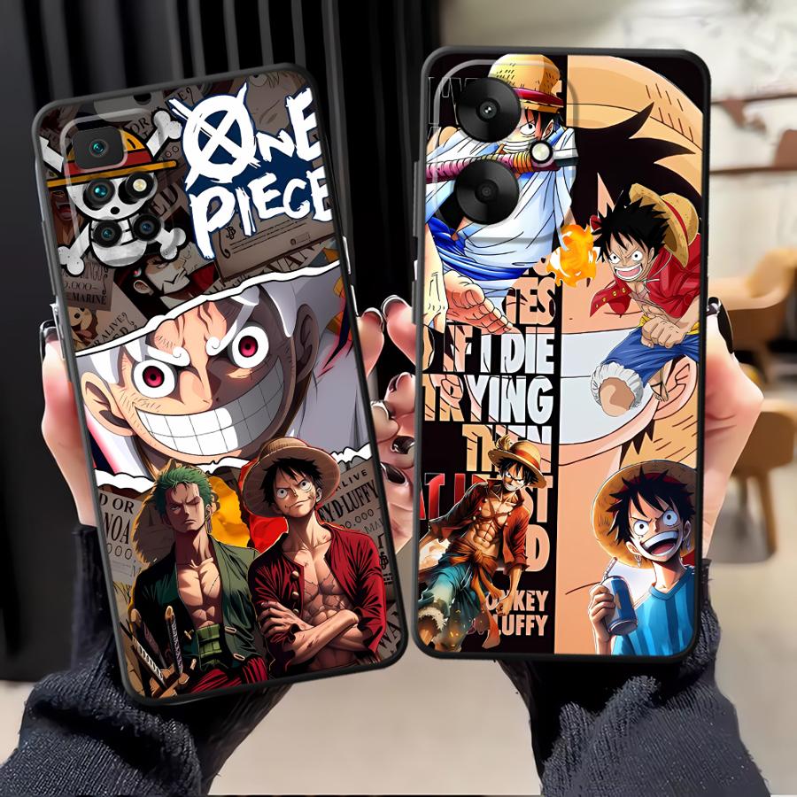 Чехол для телефона Xiaomi Redmi 9A 9C K40 K50 Gaming 13C 12C A5 10 K60 9T A1 A2 Plus 12 с аниме Luffy Zoro
