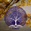 Classic 3D Metal Tree of Life Wind Spinner Chimes, Garden Patio Hanging Decor, Seasonal Outdoor Wind Chime, No Electricity or Battery Needed